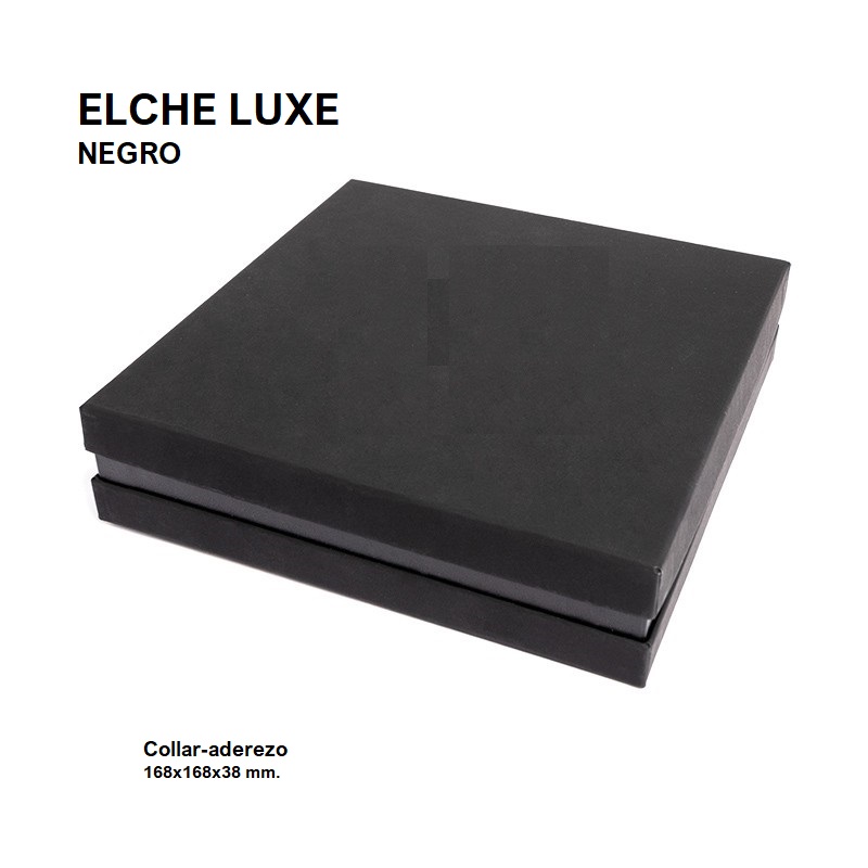 Caja Elche LUXE collar/aderezo 168x168x38 mm.